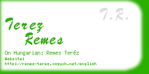 terez remes business card